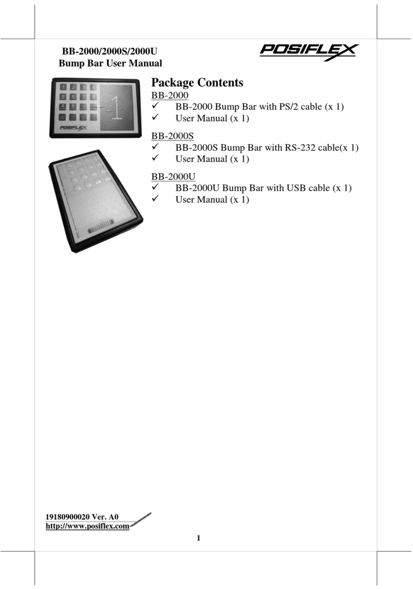 POSIFLEX BB-2000 User manual