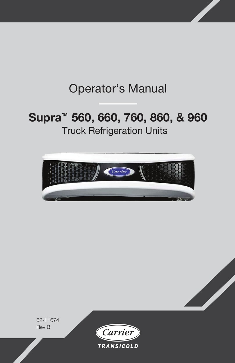 Carrier TRANSICOLD Supra 560 User manual