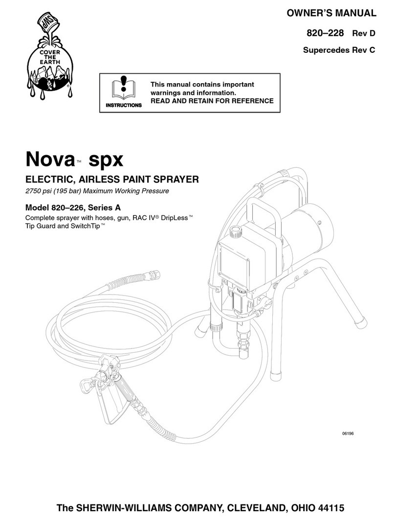 Graco Nova spx User manual