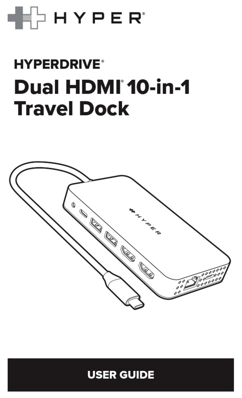 Hyper HYPERDRIVE HDM1H User manual Hyper HYPERDRIVE HDM1H User manual