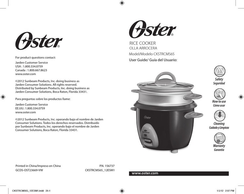 Oster CKSTRCMS65 User manual