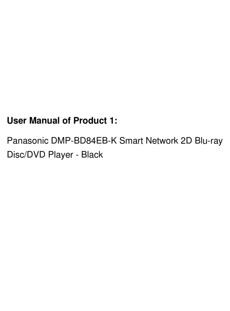 Panasonic DMP-BDT180 Technical specifications