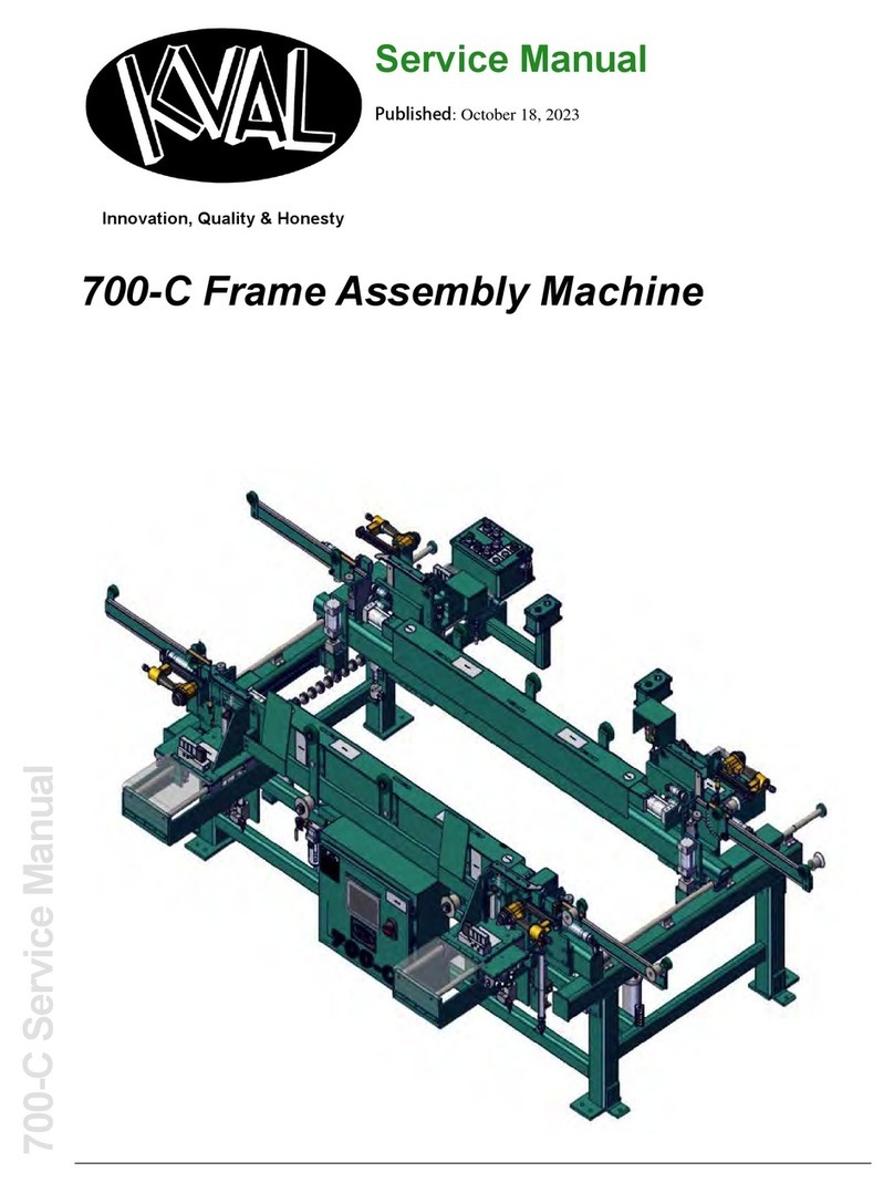 Kval 700-C User manual