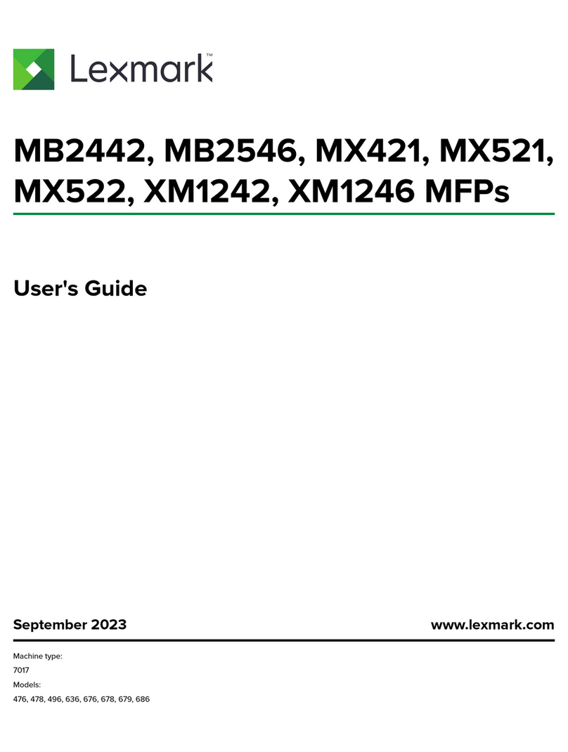 Lexmark MX421 User manual