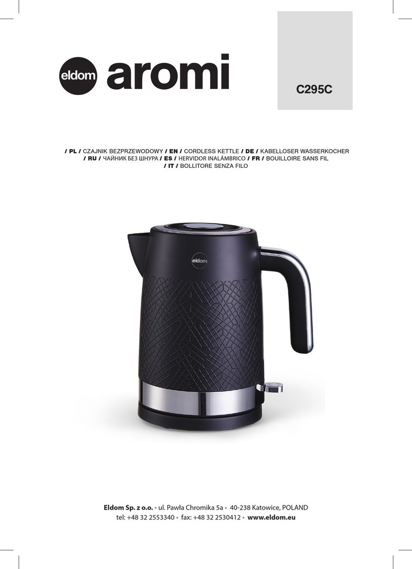 Eldom aromi User manual