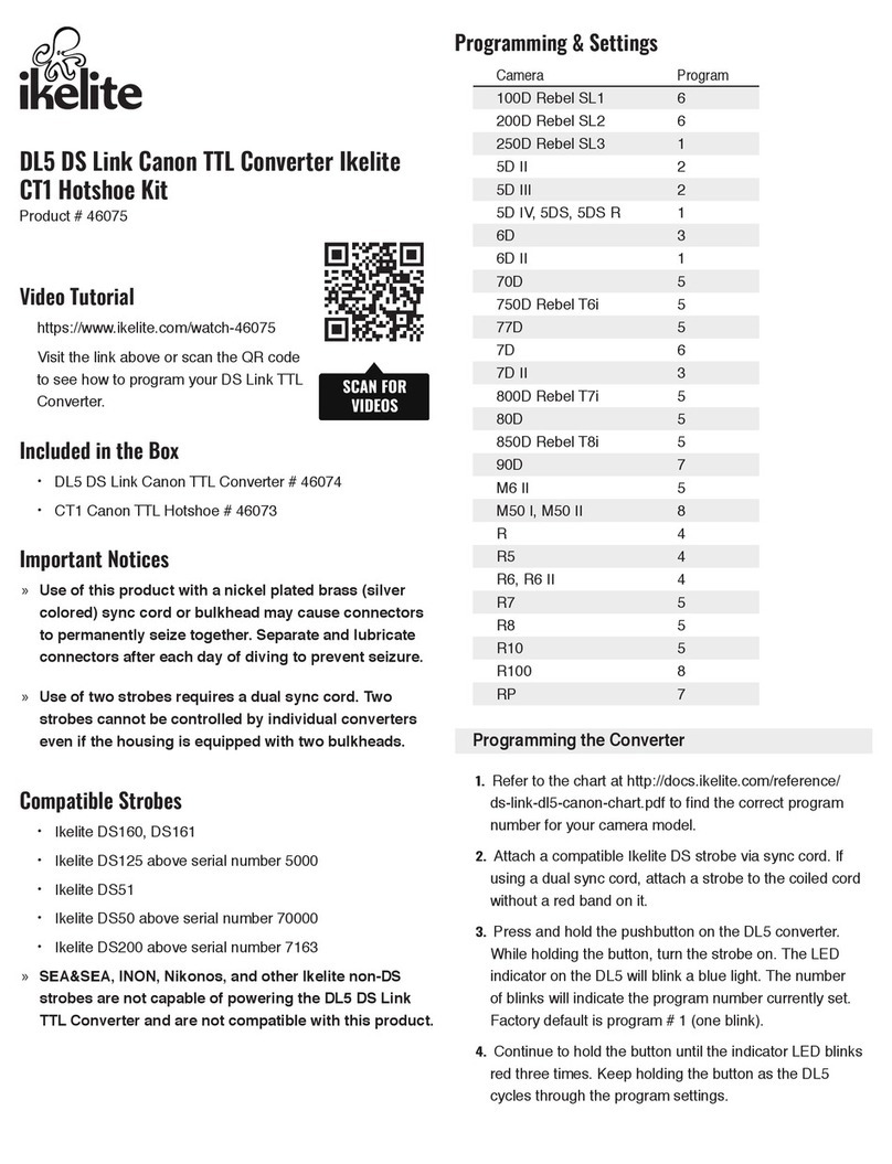 Ikelite 46075 User manual