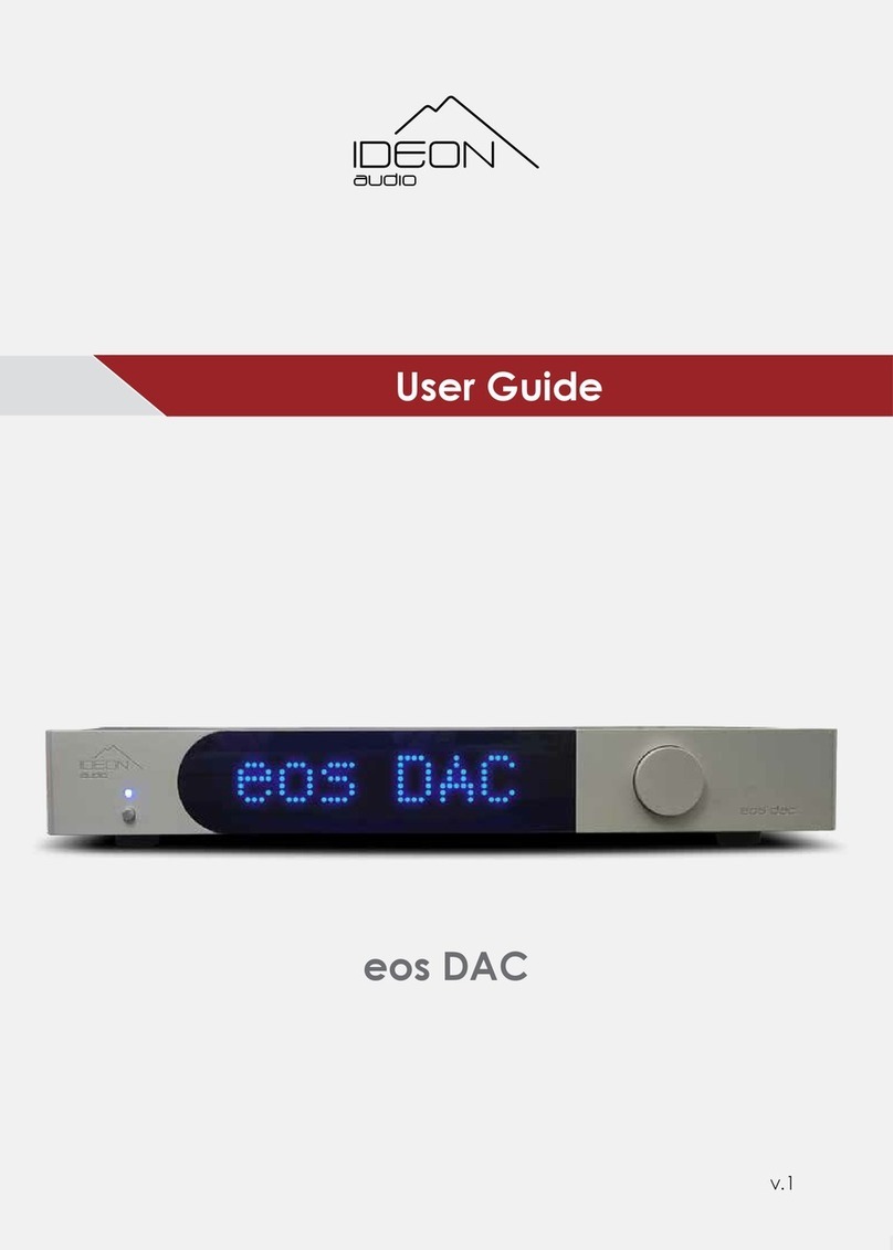 Ideon Audio eos DAC User manual