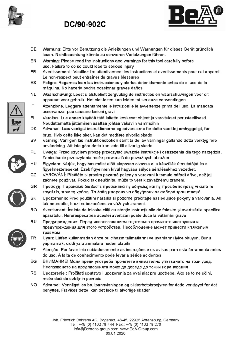 BEA DC/90-902C User manual