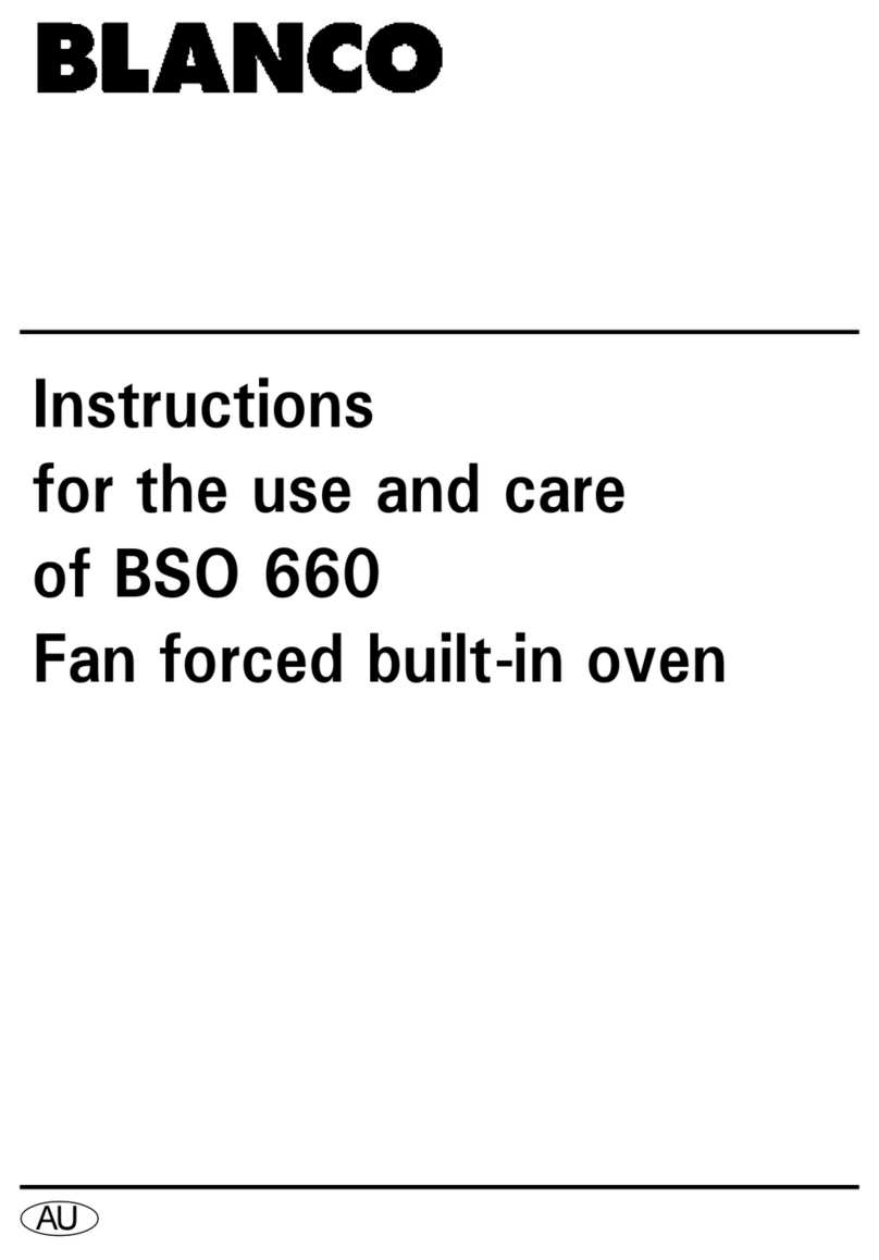Blanco BSO 660 User manual