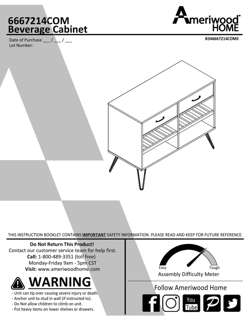 Ameriwood HOME 6667214COM User manual