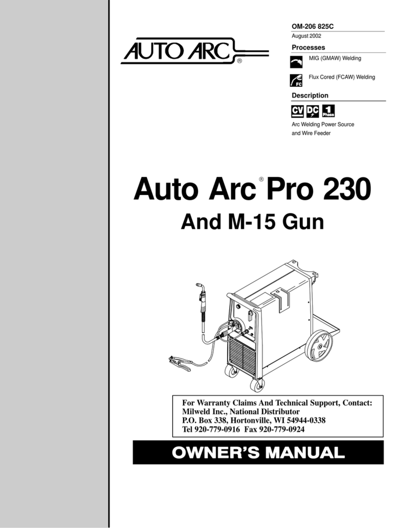 AUTO ARC Pro 230 User manual
