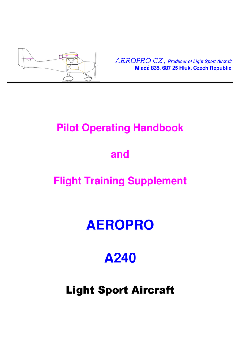 Aeropro A240 Owner's manual