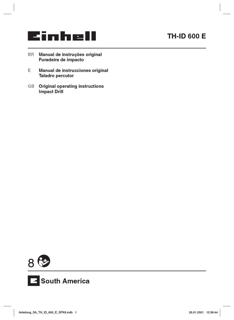 EINHELL TH-ID 600 E User manual