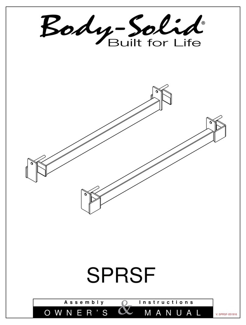 Body Solid SPR1000DB Quick start guide