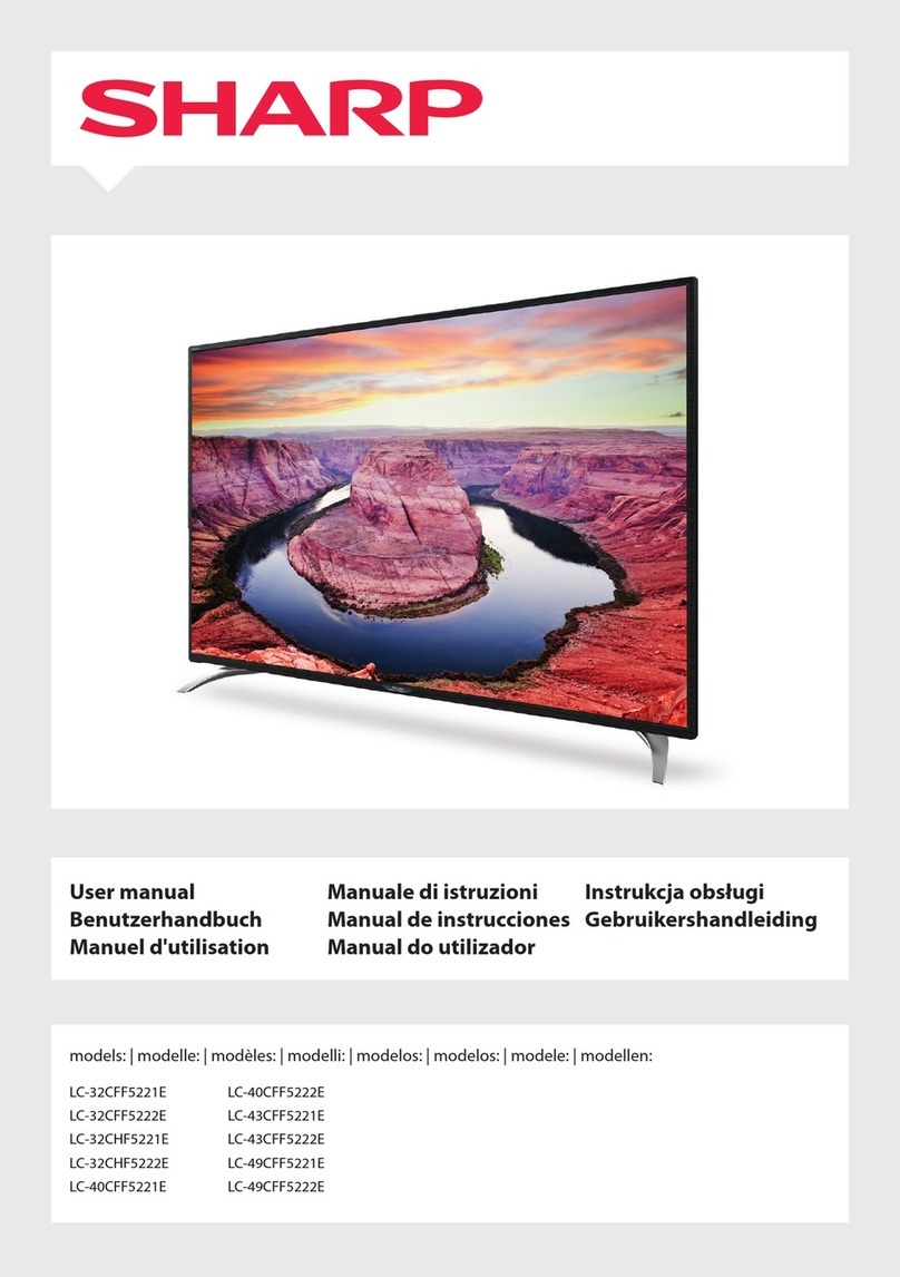 Sharp LC-32CFF5221E User manual