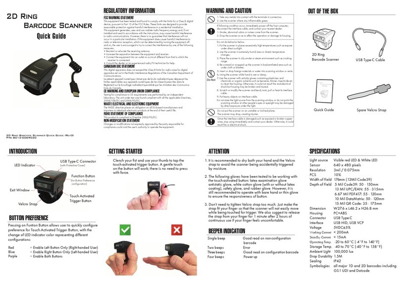 Marson 2D Ring User manual