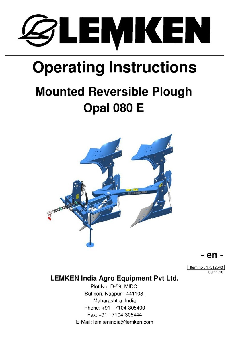 LEMKEN Opal 080 E User manual