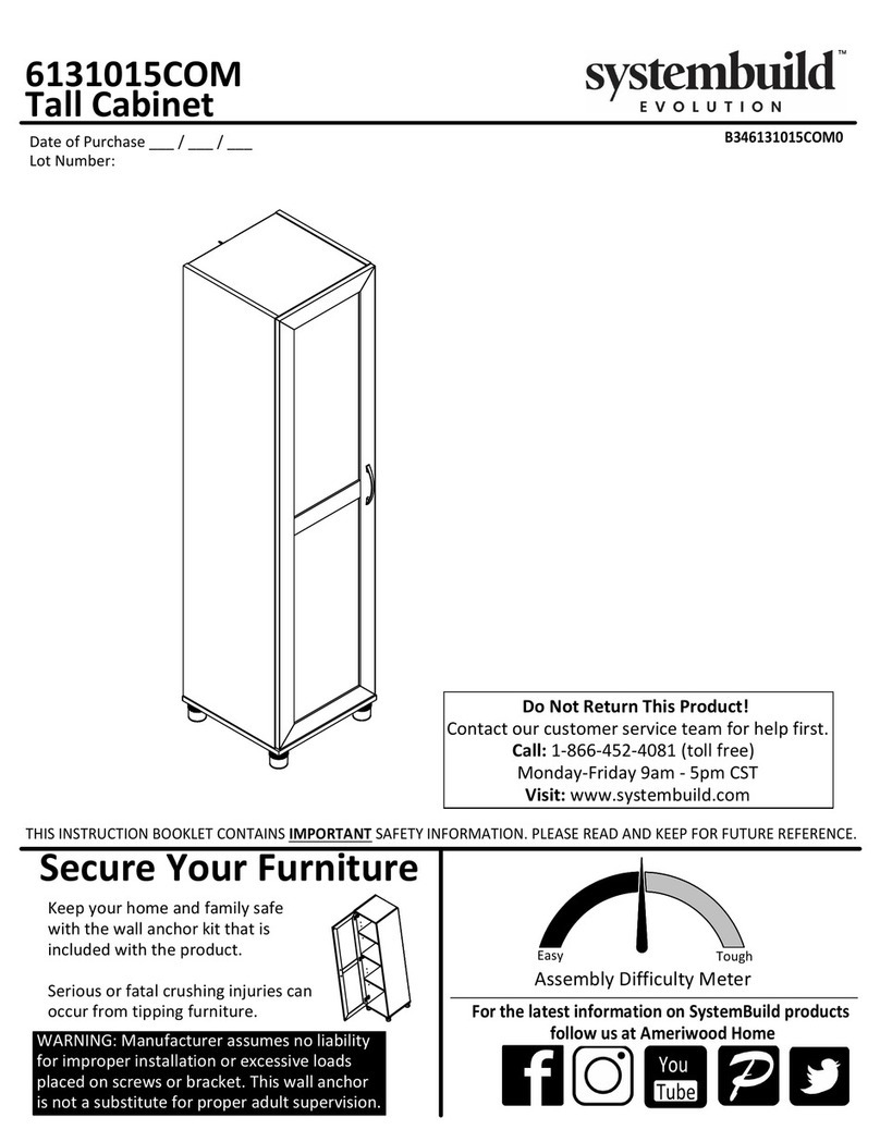 Systembuild Evolution 6131015COM User manual