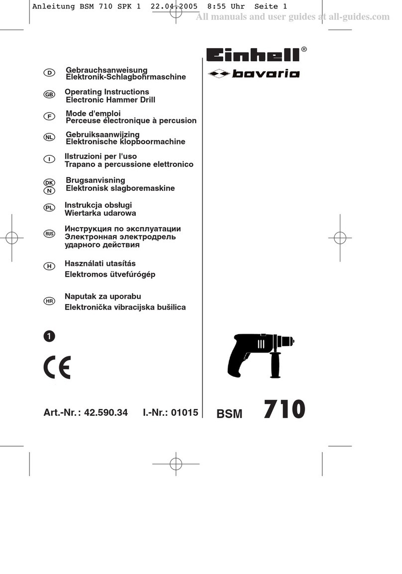 EINHELL bavaria BSM 710 User manual