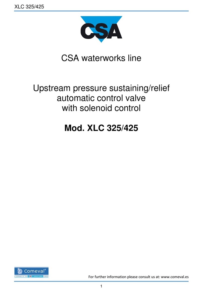 CSA XLC 325 User manual CSA XLC 325 User manual