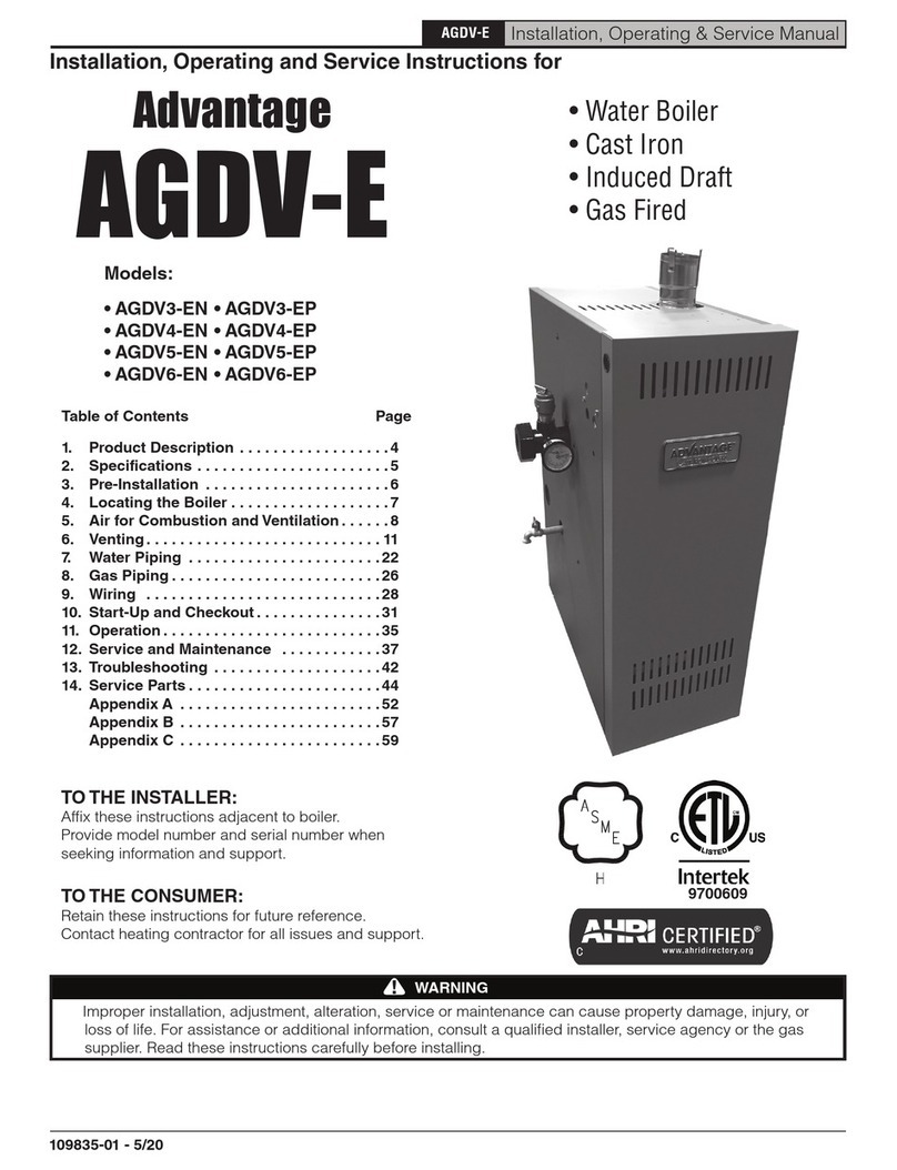 Advantage AGDV-E Series Service manual