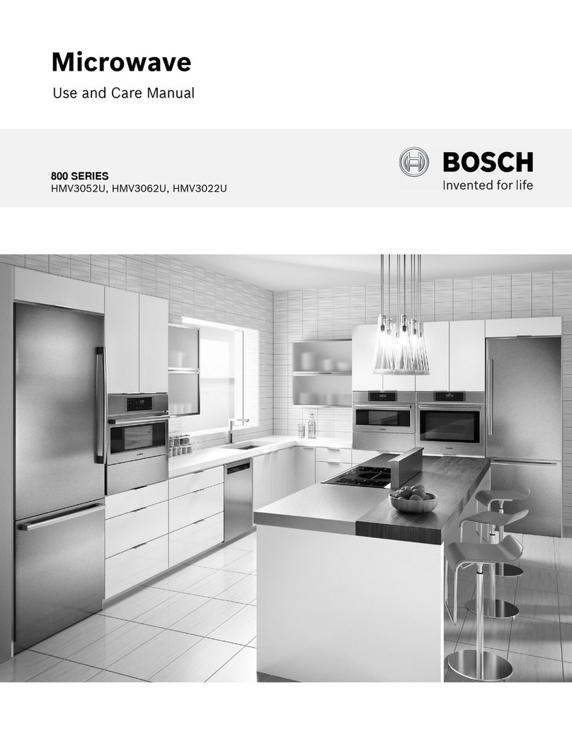 Bosch HMV3062U User manual