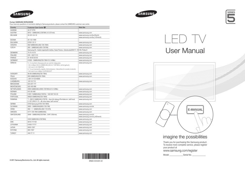 Samsung UE22D5010 User manual
