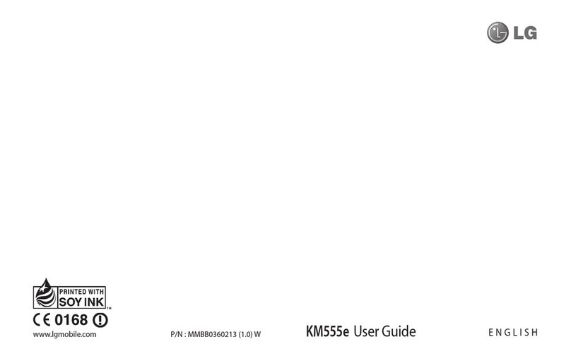 LG KM555e User manual