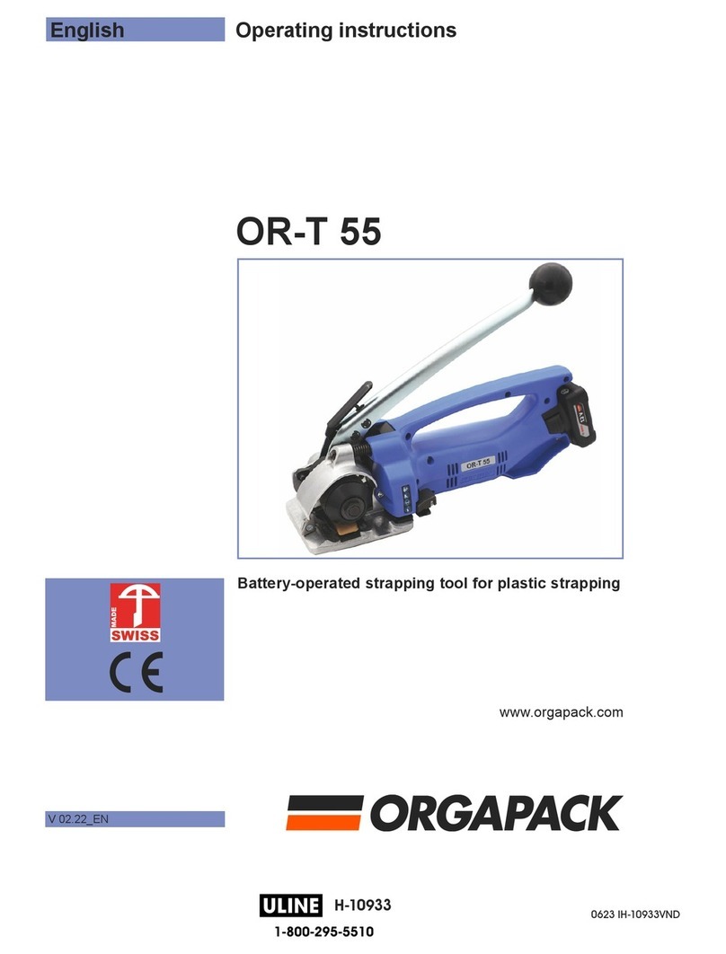 Orgapack OR-T 55 User manual