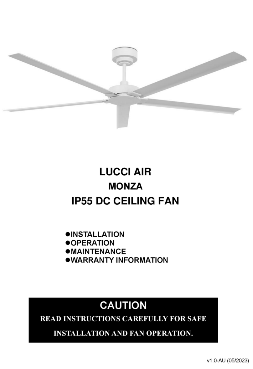 LUCCI Air MONZA User manual