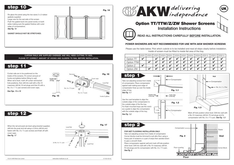 Akw Option TT User manual Akw Option TT User manual