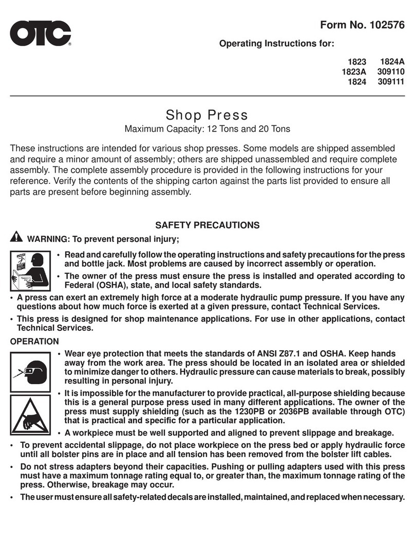 OTC 1824A User manual