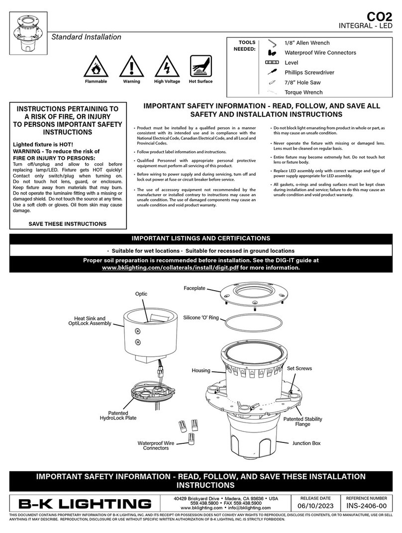 B-K lighting CO2 User manual