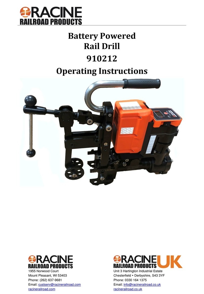 Racine Railroad Products 910212 User manual