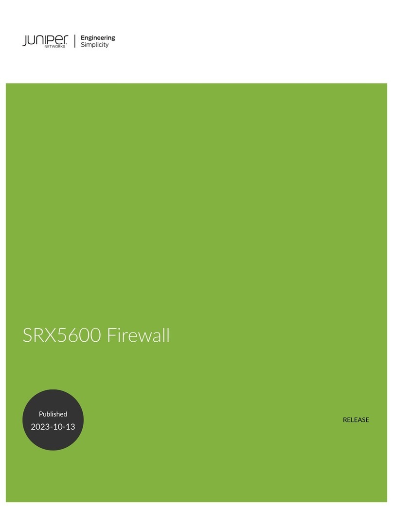 Juniper SRX5600 User manual