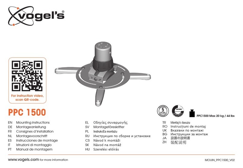 VOGELS PPC 1500 User manual