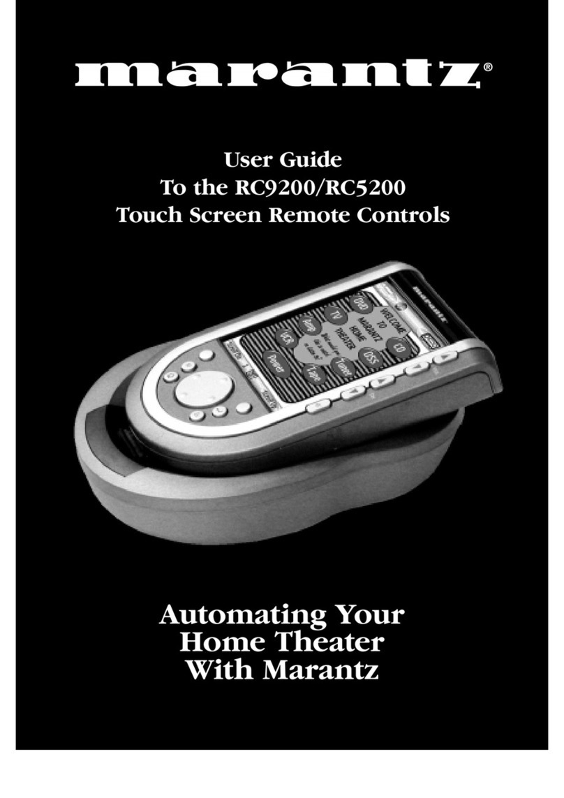 Marantz RC9200 User manual