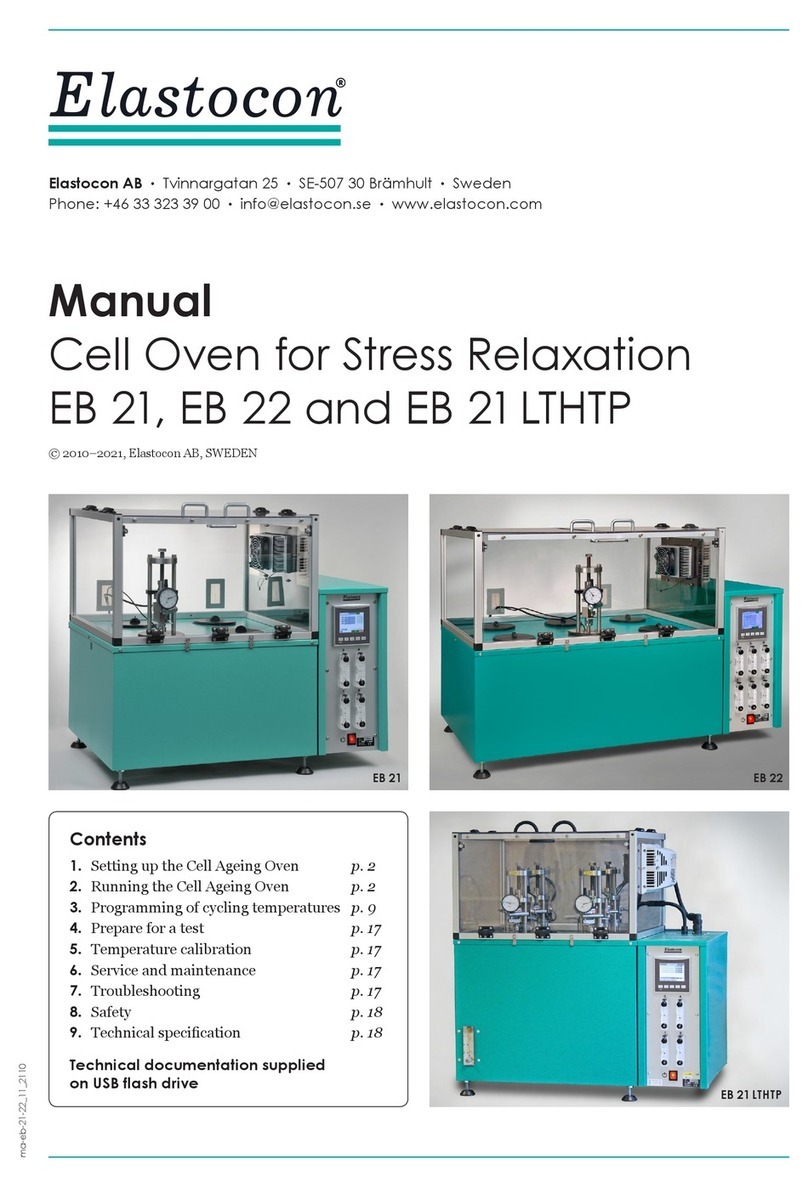 Elastocon EB 21 User manual