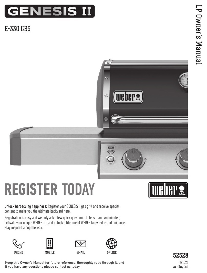 Weber E-330 GBS User manual