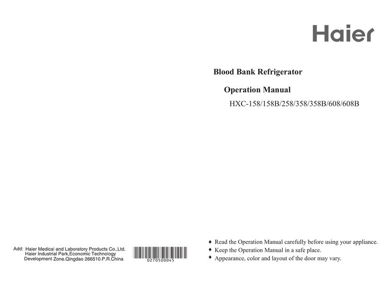 Haier HXC-258 User manual
