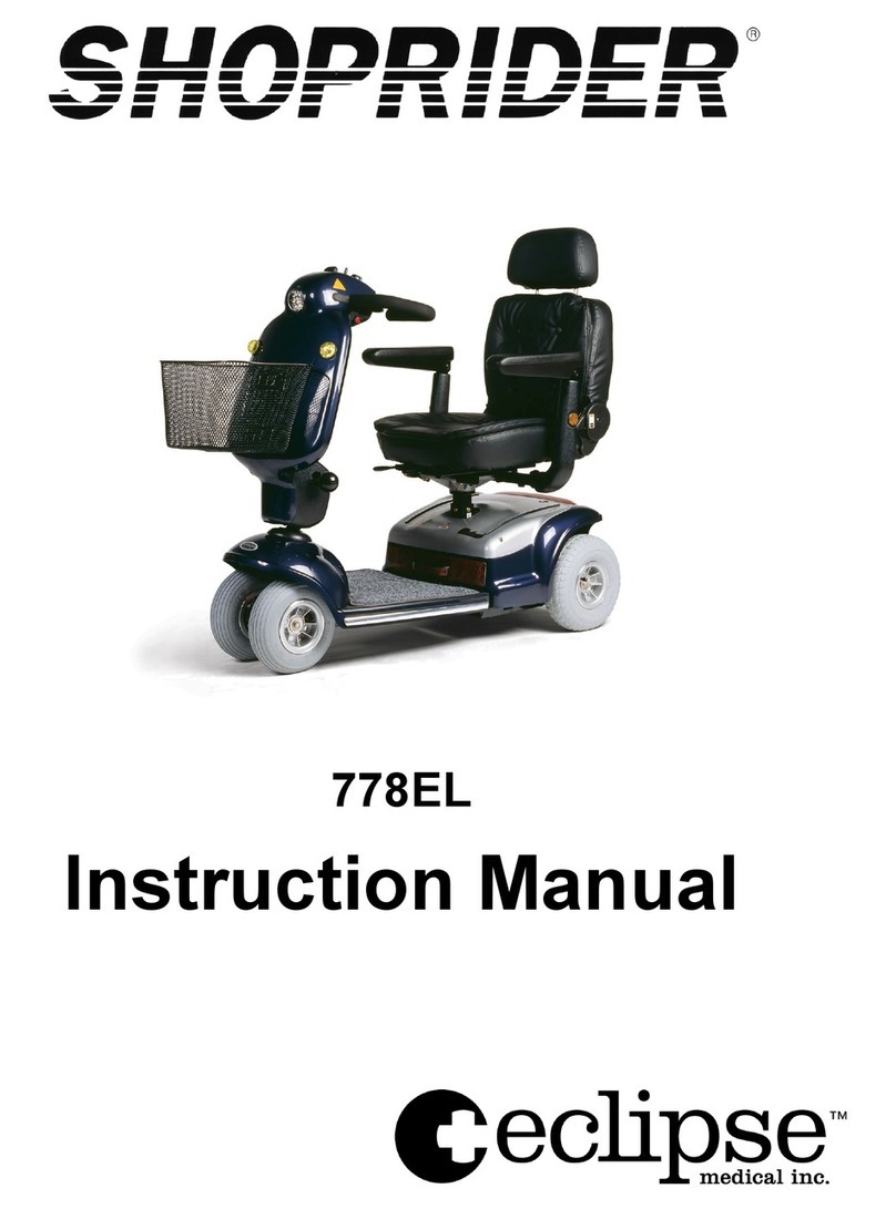 Shoprider eclipse 778EL User manual