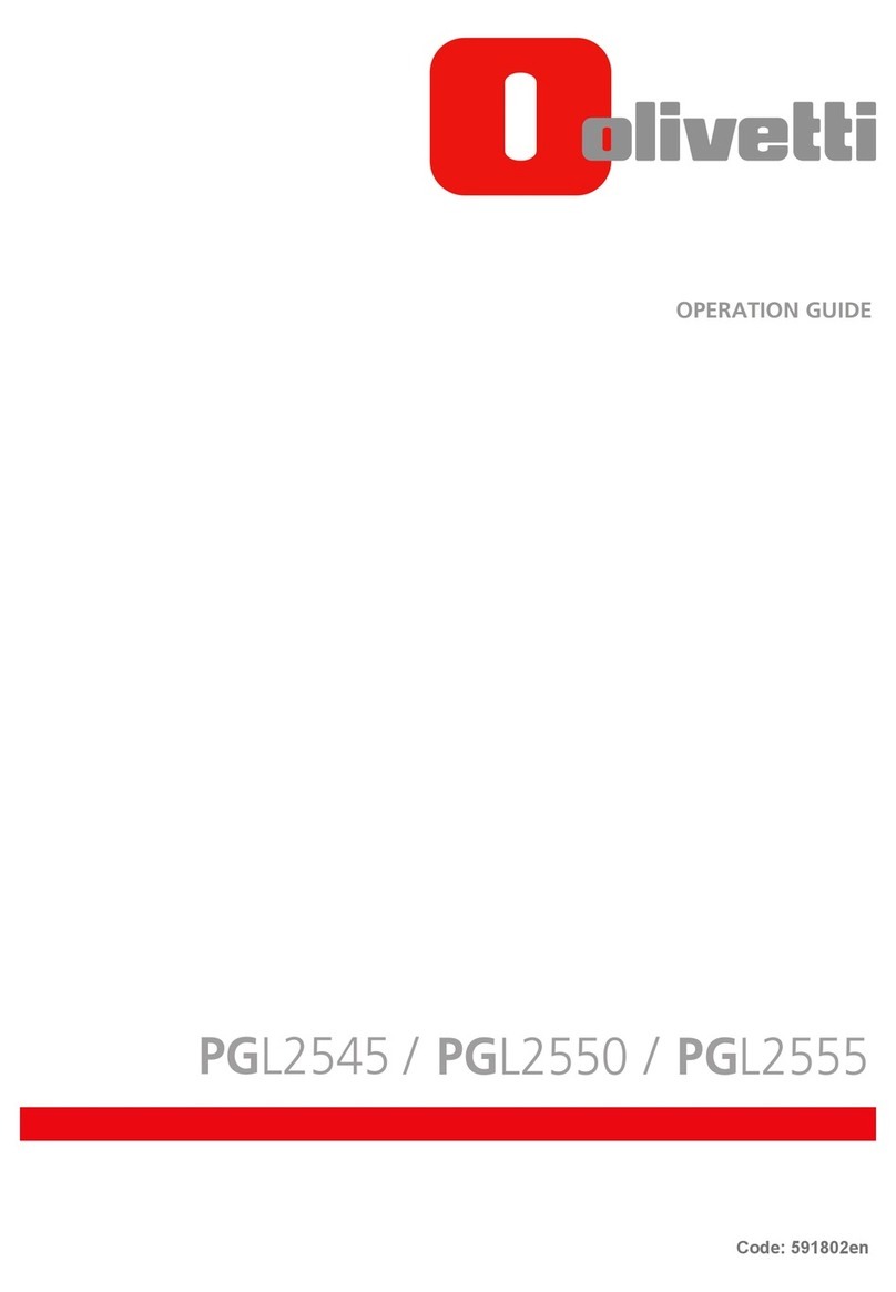 Olivetti PGL2545 User manual