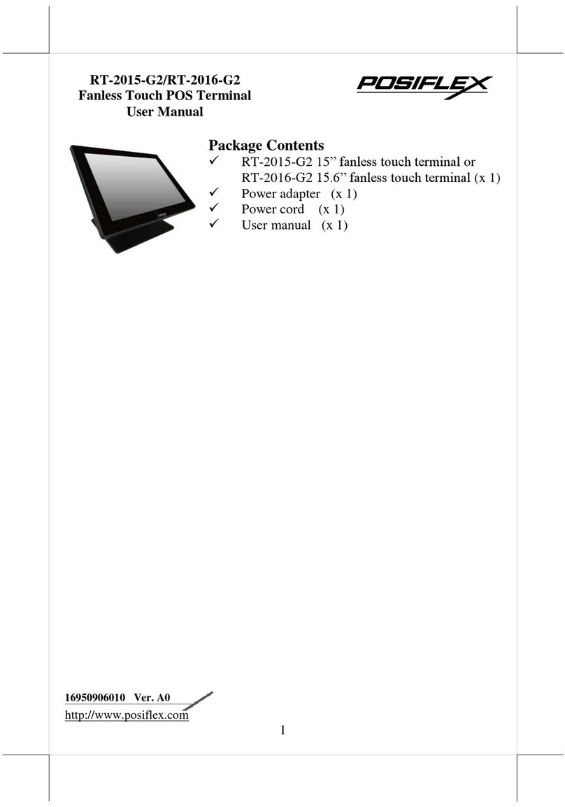 POSIFLEX RT-2015-G2 User manual