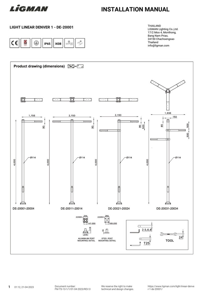 LIGMAN DE-20001 User manual