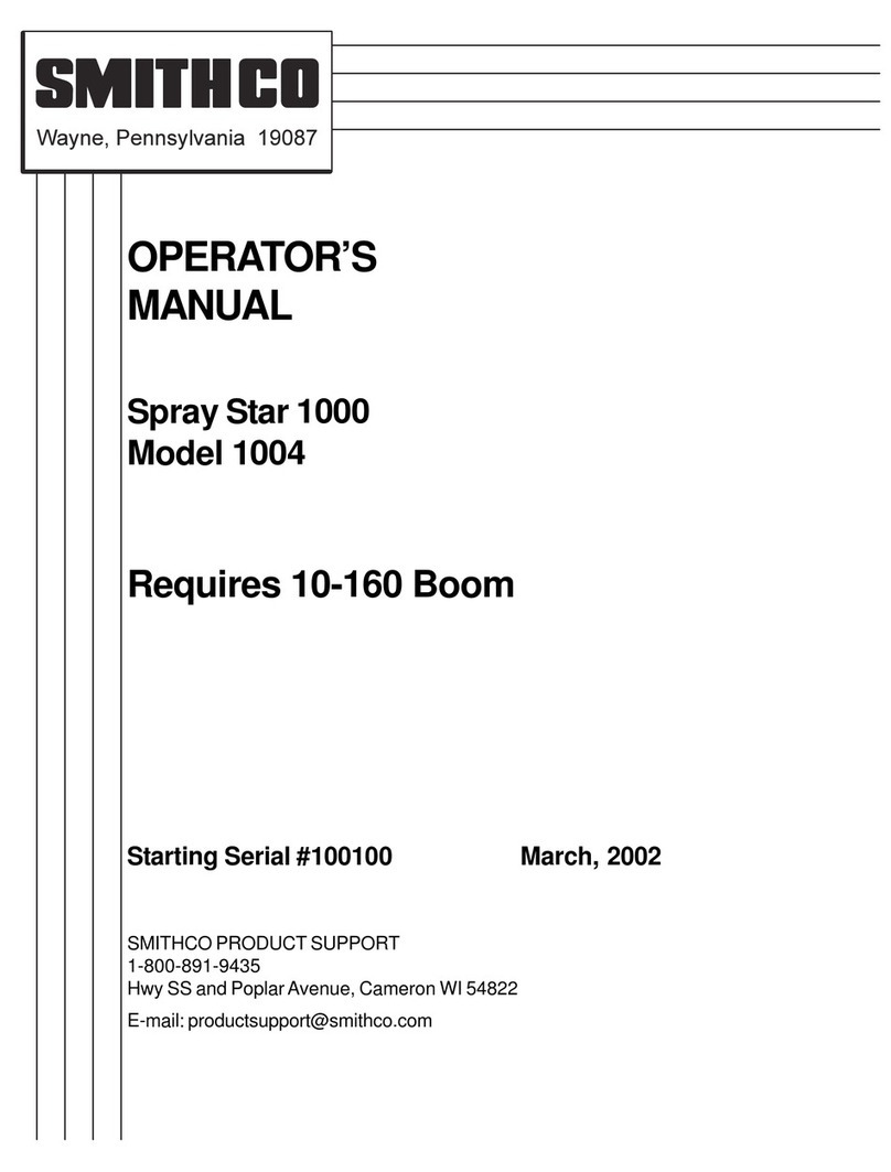 Smithco 1004 User manual