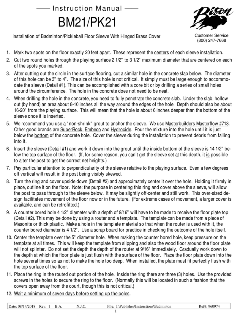 Bison PK21 User manual