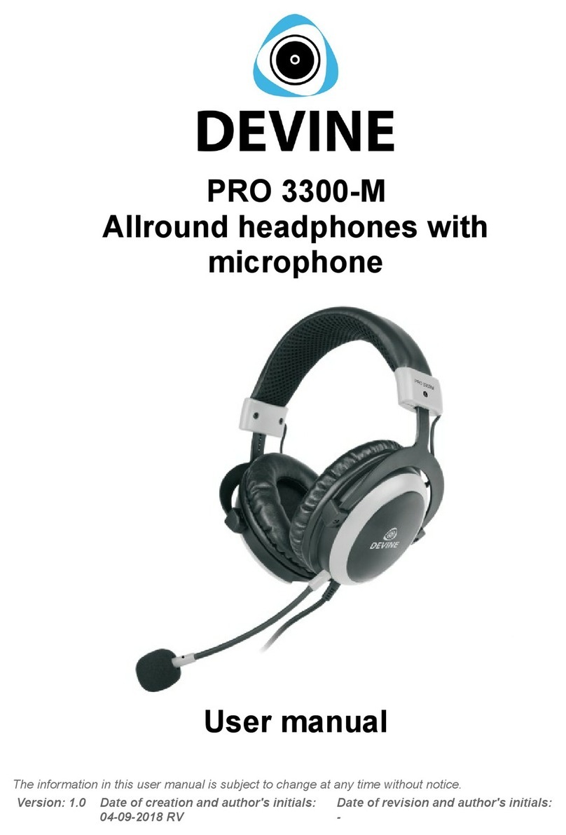 Devine PRO 3300-M User manual