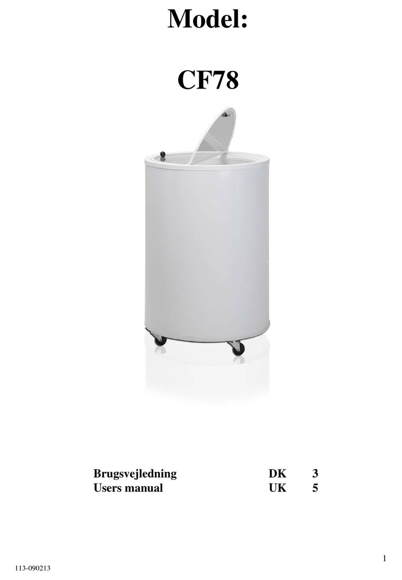 Tefcold CF78 User manual