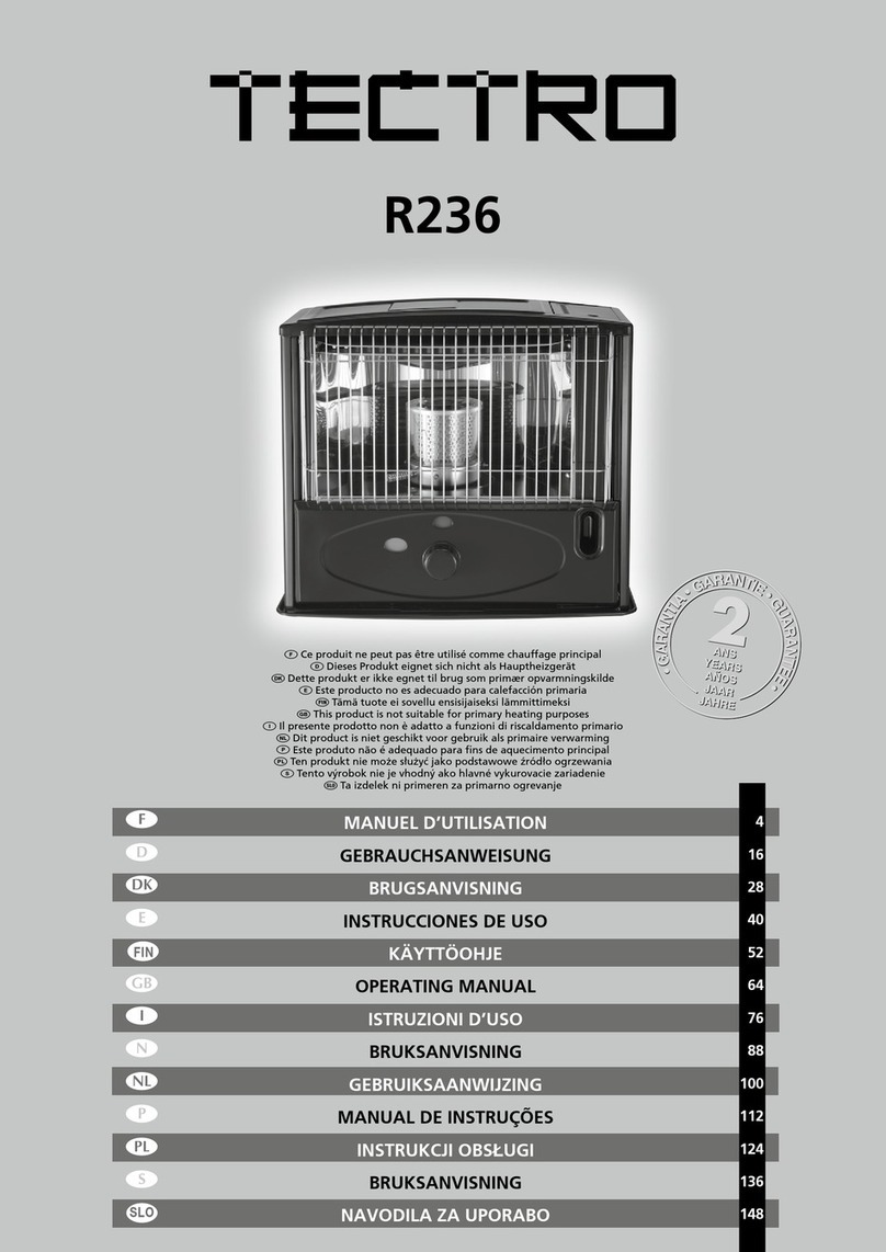 Qlima TECTRO R236 User manual