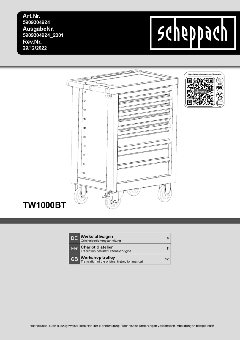Scheppach TW1000BT Quick start guide